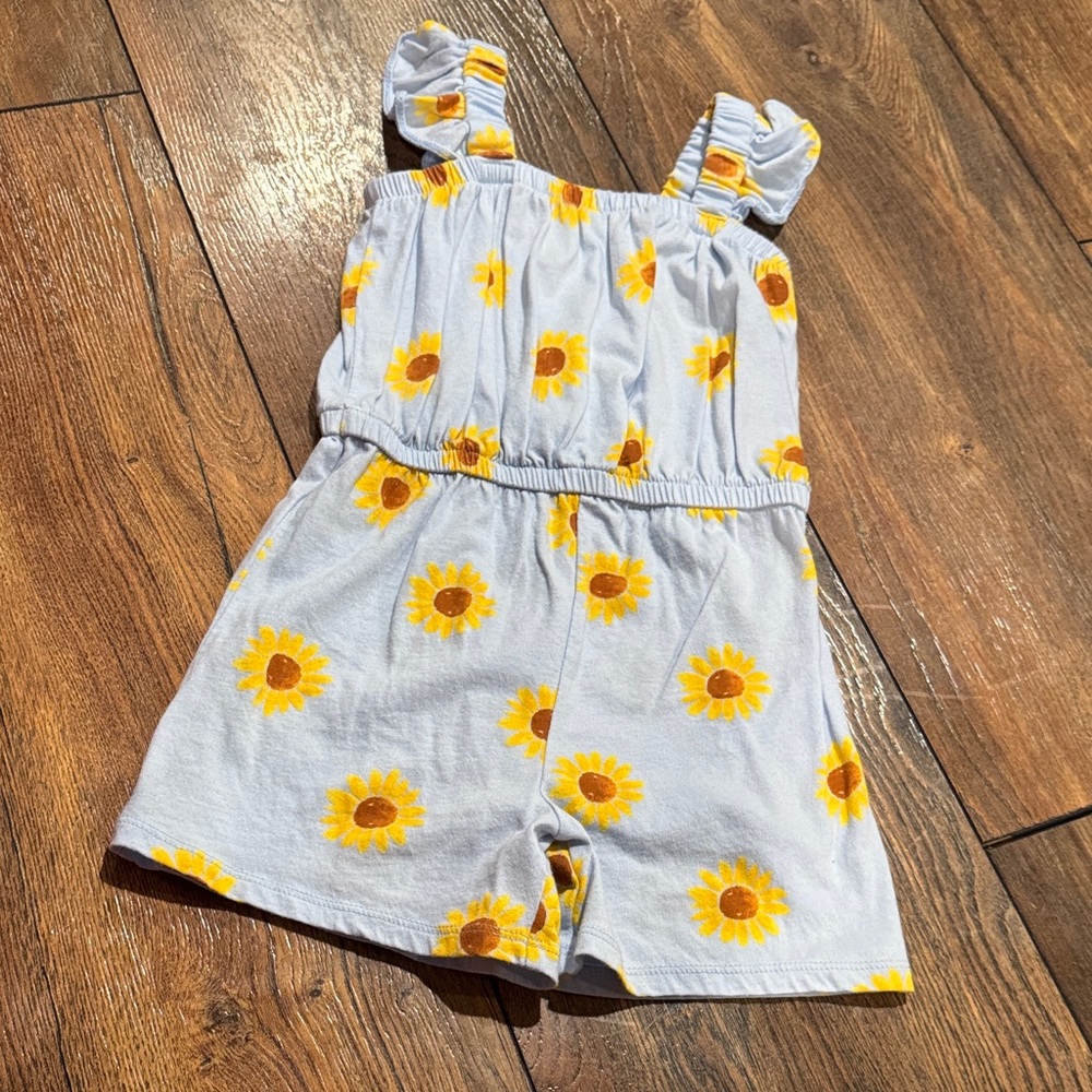 Girls’ Sunflower Romper